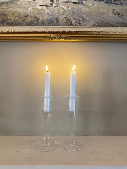 White LED Realistic Candle (2 Pack) - 15cm