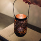 Black & Gold Decorative Hanging Lantern