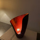 Shaped Black & Copper Tealight Holder