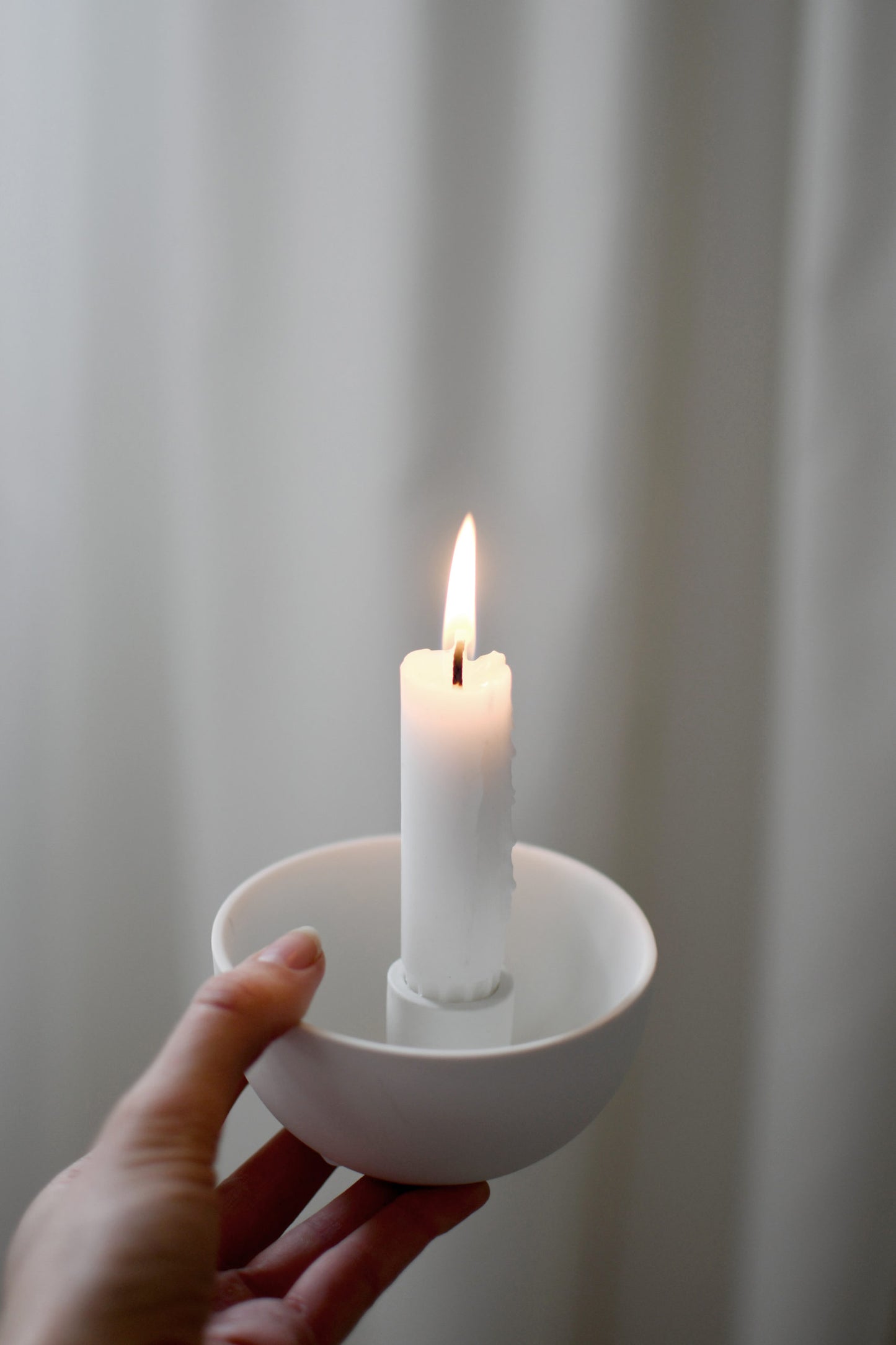 Mini Ceramic Candlestick Holder