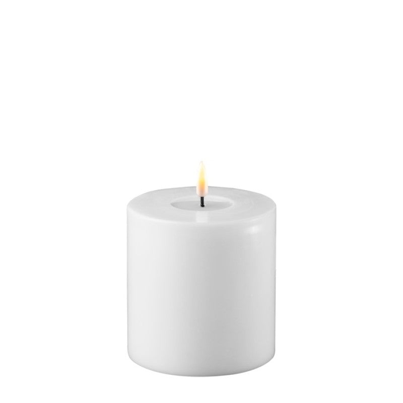 White LED Realistic Candle - 10cm